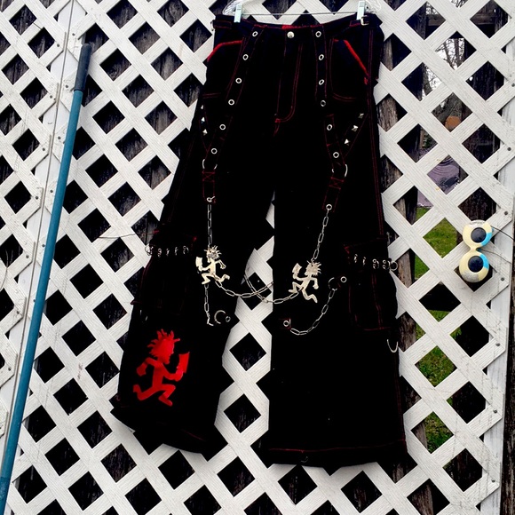 Tripp nyc Other - Tripp NYC Black Pants with Red and White Accents
